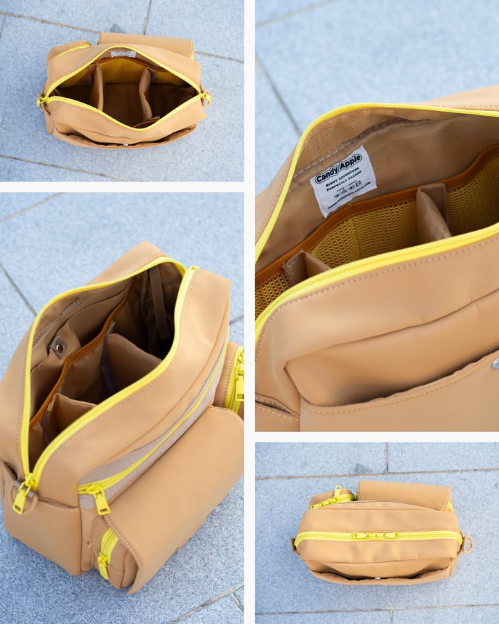 STROLL &amp; GO (2-WAY) BAG (CARAMEL)