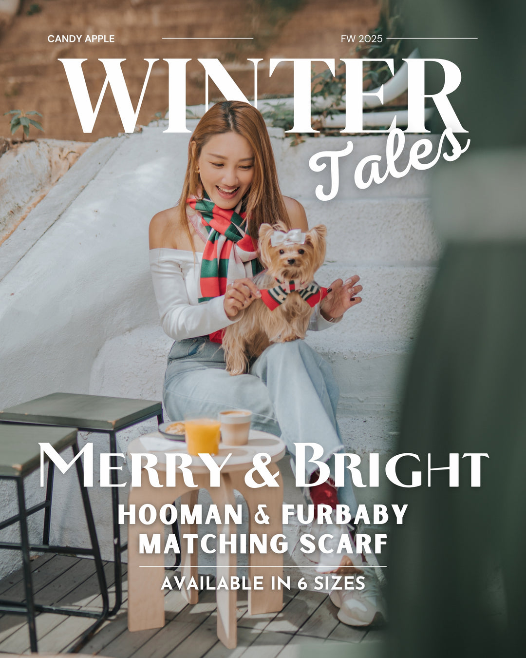 MERRY & BRIGHT CHECKERED SCARF