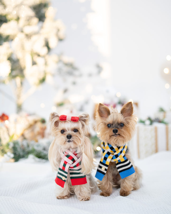 MERRY & BRIGHT CHECKERED SCARF