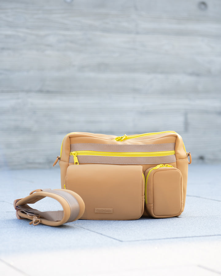 STROLL &amp; GO (2-WAY) BAG (CARAMEL)