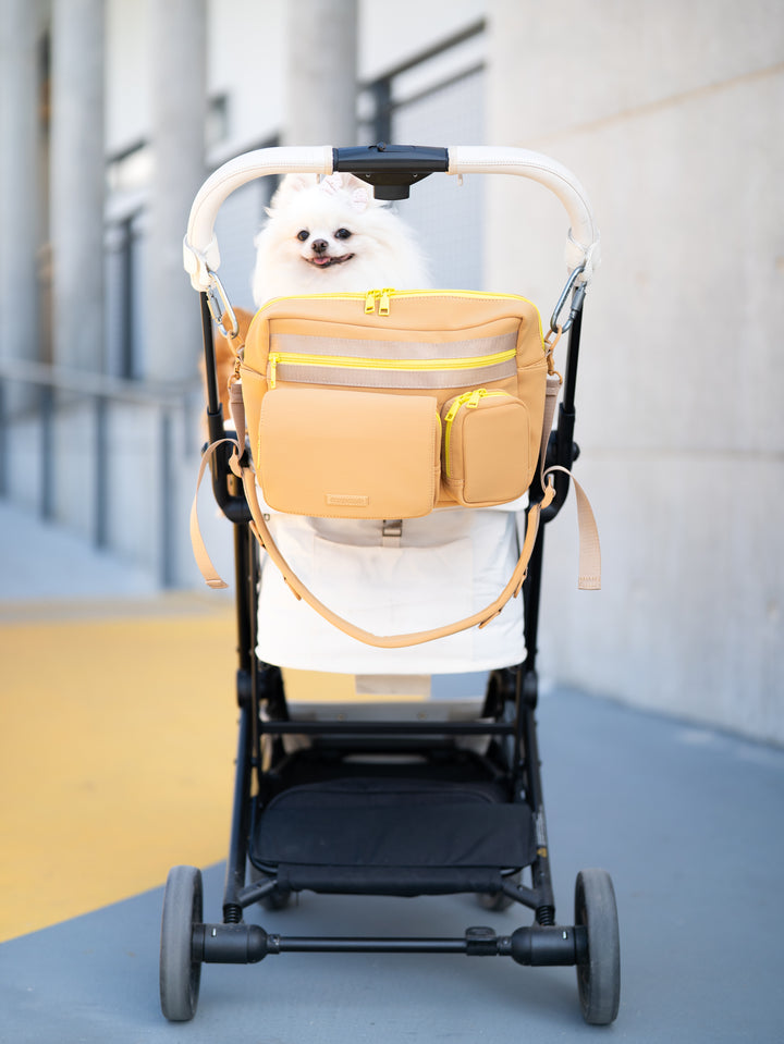 STROLL &amp; GO (2-WAY) BAG (CARAMEL)