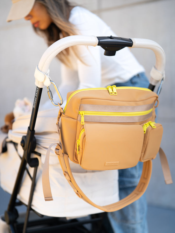 STROLL &amp; GO (2-WAY) BAG (CARAMEL)
