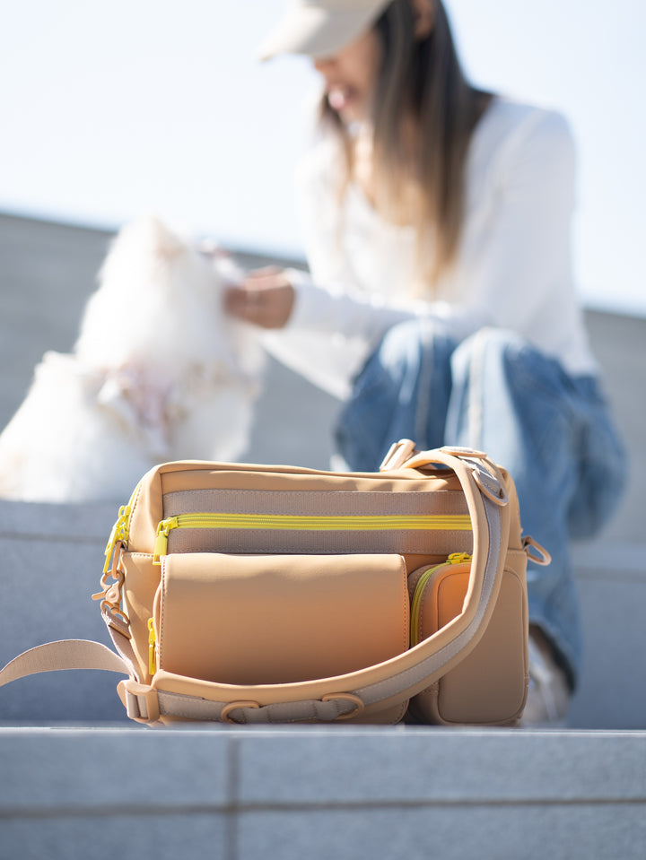 STROLL &amp; GO (2-WAY) BAG (CARAMEL)