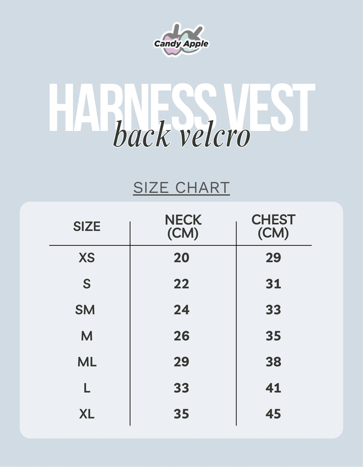 SAFARI HARNESS VEST (BACK VELCRO)