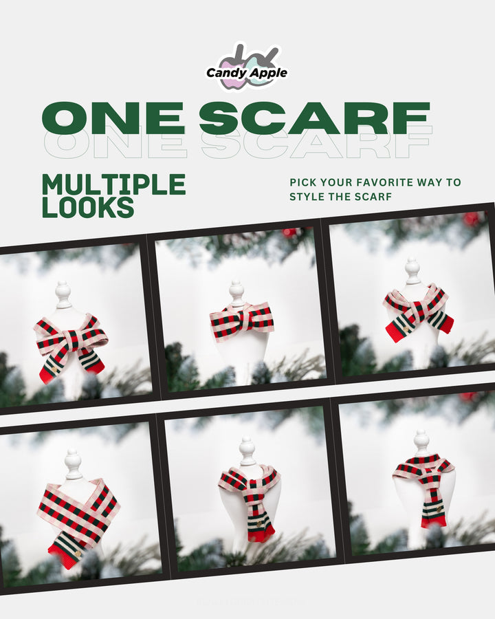 MERRY & BRIGHT CHECKERED SCARF