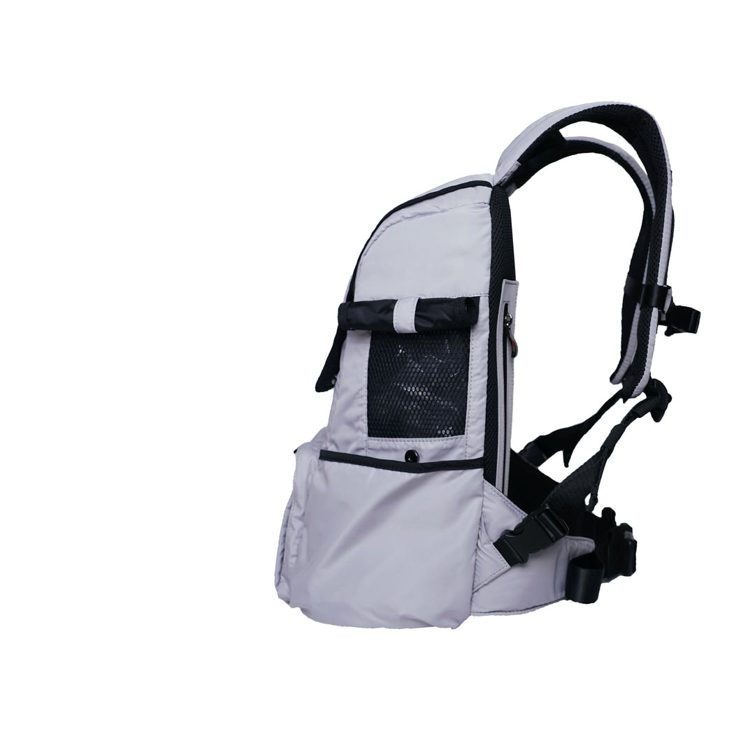 BIEWER BACKPACK CARRIER IN PEARL RIVER GREY
