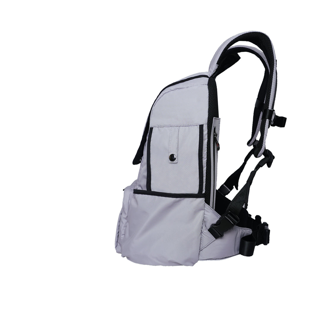BIEWER BACKPACK CARRIER IN PEARL RIVER GREY