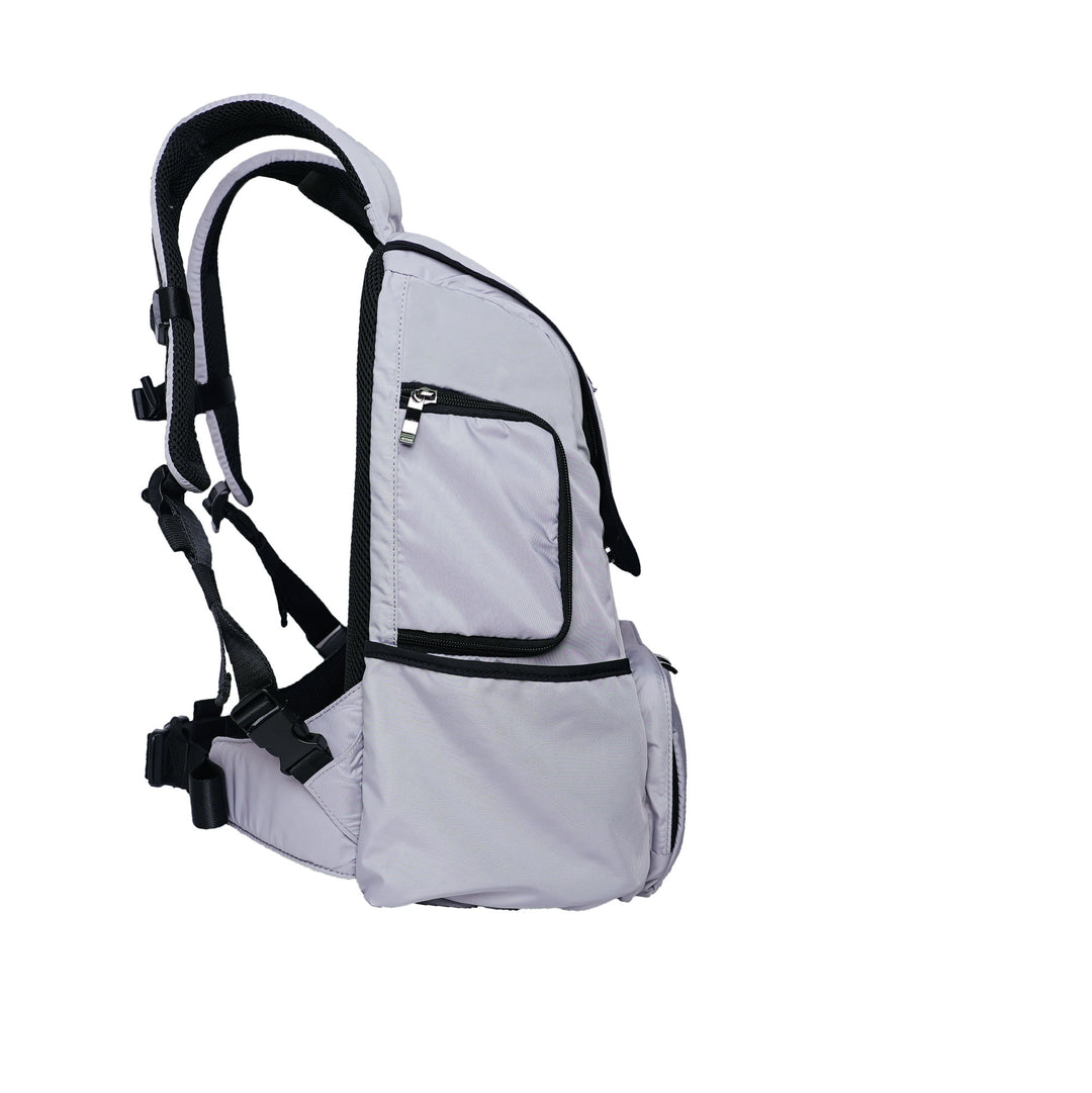 BIEWER BACKPACK CARRIER IN PEARL RIVER GREY